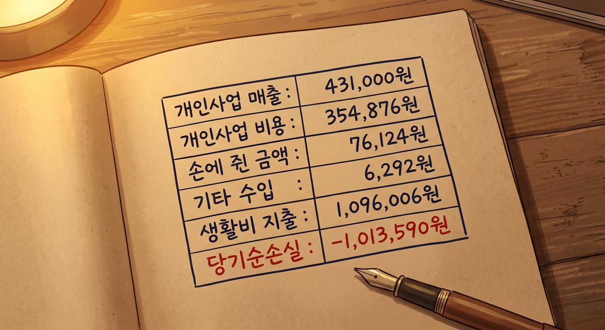 2026년 4월 가계부 요약표